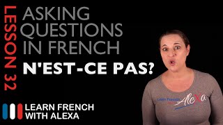 Using NESTCE PAS in French French Essentials Lesson 32 [upl. by Orson]