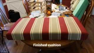 How to Cover a Cushion [upl. by Elrem549]