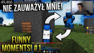 NIE ZAUWAŻYŁ MNIE SERIO XD  FUNNY MOMENTS 1 [upl. by Swinton]