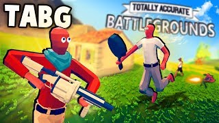 Totally Accurate BATTLEGROUNDS TABS Battle Royale Gameplay TABG Part 1  PvP [upl. by Valonia]