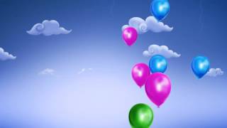 FONDO VIDEO BACKGROUND HD GRATIS FREE DÍA DE GLOBOS [upl. by Rednave638]