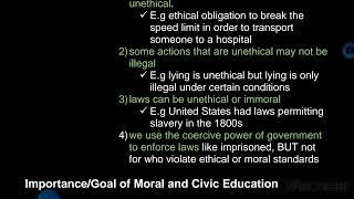 amahric freshman course civic amp moral unit 1 part 1 [upl. by Ahsoet]