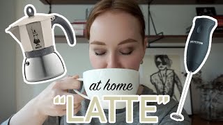 HOW TO MAKE A quotLATTEquot AT HOME moka pot  frother [upl. by Ramgad824]