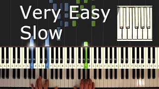 Chopsticks  Piano Tutorial Easy SLOW  How To Play Synthesia [upl. by Monty]