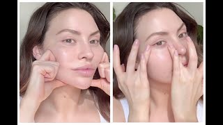 Face Sculpting Massage  Depuff Eyes amp Lift Cheekbones  MUST TRY [upl. by Bakeman]