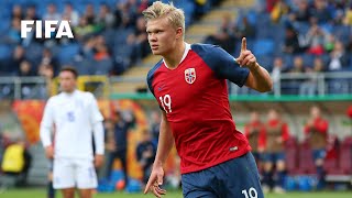 When Erling Haaland scored NINE goals in one game  FIFA U20 World Cup [upl. by Nhguaval]