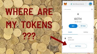 Tokens Missing On Metamask Heres How to Fix it [upl. by Kcirdle99]