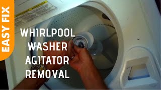 ✨ AGITATOR REMOVAL  WHIRLPOOL WASHER  Easy DIY Fix ✨ [upl. by Antipas144]