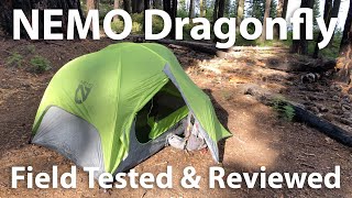 The sweet spot for a 2 person UL tent  NEMO Dragonfly 2P Tent Level 3 Hiking Nerd Full Review [upl. by Yrrah]