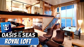 Oasis of the Seas  Royal Loft Suite Tour amp Review 4K  Royal Caribbean Cruise [upl. by Oicnedurp]