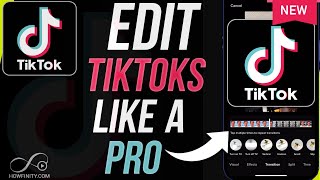 How to Edit a TikTok Video [upl. by Ymerej]