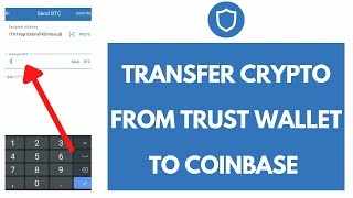 How to Transfer Crypto From Trust Wallet To Coinbase Quick amp Easy [upl. by Hareehahs]