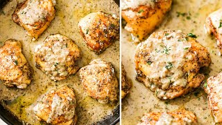 Chicken Baked in Garlic Parmesan Cream Sauce [upl. by Drauode81]