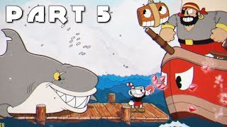 CUPHEAD Walkthrough Gameplay Part 5  Captain Brineybeard Xbox One X [upl. by Hsital]