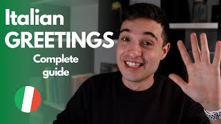 Complete Guide To Italian Greetings Formal and Informal  Learn Italian For Beginners 🇮🇹 [upl. by Eidorb]