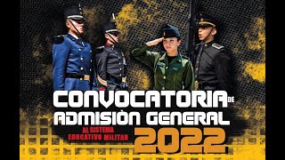 Convocatoria 2022 Sistema Educativo Militar SEDENA [upl. by Nilde]