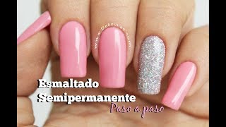 Clase 10 Esmaltado Semipermanente paso a paso ♥ Deko Uñas  Gel polish step by step [upl. by Sturrock333]