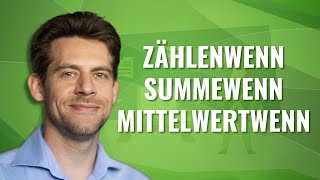 Excel Zählenwenn  Summewenn  Mittelwertwenn [upl. by Willet]