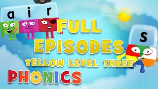 Alphablocks  Yellow Level Three  Full Episodes 1516  HomeSchooling  Learn to Read WithMe [upl. by Yerffoeg455]