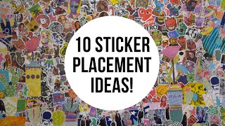 How to Use Your Stickers 10 Sticker Placement Ideas [upl. by Otreblif]