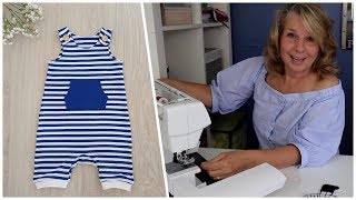 Dungies Baby Romper DIY Sewing Made Easy [upl. by Ardnekahs]