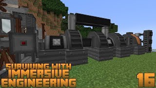 Surviving With Immersive Engineering  E16  Steam Turbine amp Alternator [upl. by Terpstra]