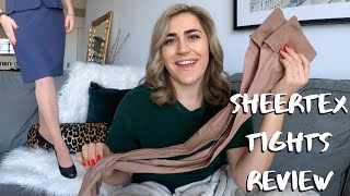 HONEST SHEERTEX TIGHTS REVIEW  Flight Attendant Life [upl. by Akinajnat]