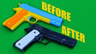 Colt M1911 Childs Toy Makeover Chris QUICK Custom Collectables [upl. by Ayifas]