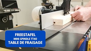 Freestafel  table de fraisage Mini Spindle TT40 [upl. by Abe119]