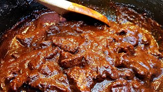 How to cook Chile Con Carne  CHILE COLORADO Recipe [upl. by Moreville]