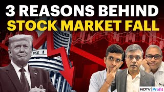 Why Is Stock Market Falling  Nifty Sensex Down  Share Market Down NEWS [upl. by Spatola]