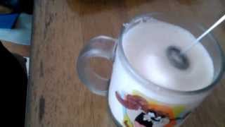 Aerolatte Review Frothing Cold Milk In Under 1 Minute [upl. by Irvin835]