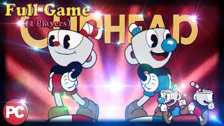 Cuphead FULL GAME Coop 2 Players All Missions No Commentary [upl. by Anilam]