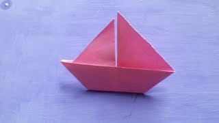 Origami  Barco velero de papel [upl. by Eneleh73]